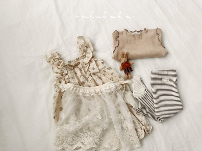 Valu Bebe - Korean Baby Fashion - #babywear - Mesh Lace Layered Skirt (Bebe) - 7