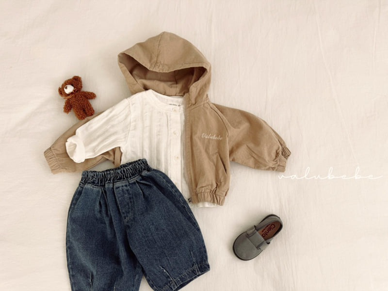 Valu Bebe - Korean Baby Fashion - #babywear - Two-Way Henley Neck Shirt (Bebe) - 2