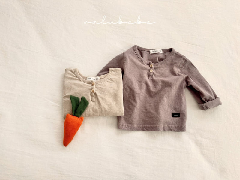Valu Bebe - Korean Baby Fashion - #babywear - Har Two-Button Tee (Bebe) - 7