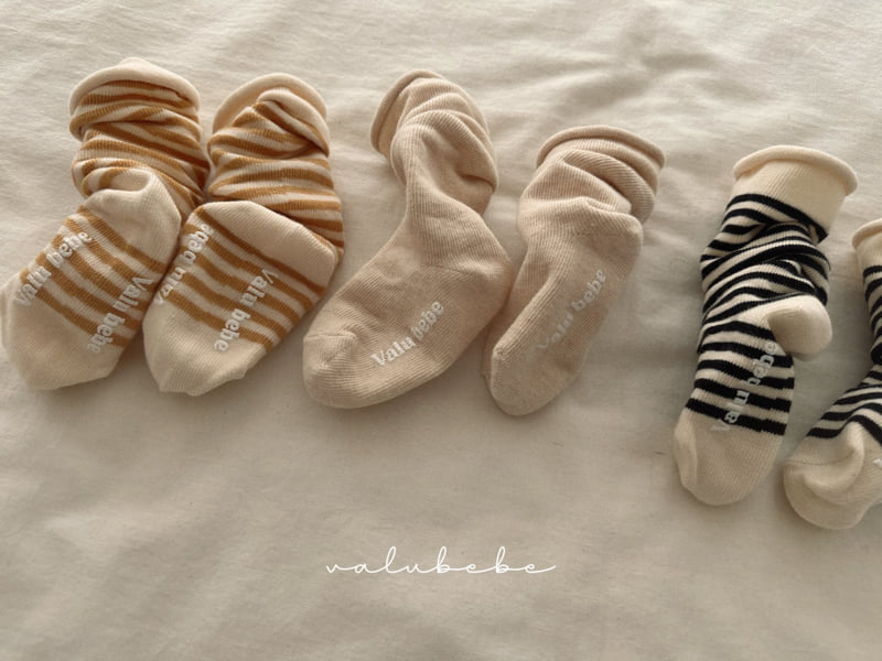 Valu Bebe - Korean Baby Fashion - #babywear - Sunny Combo Socks (Bebe) - 9