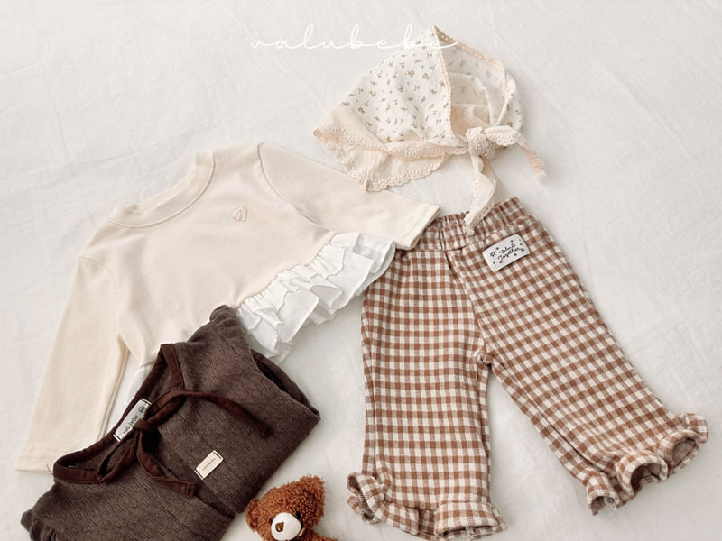 Valu Bebe - Korean Baby Fashion - #babywear - Frill Bootcut Pants (Bebe) - 7