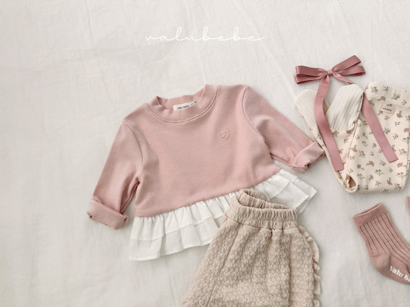 Valu Bebe - Korean Baby Fashion - #babywear - Shirring Layered Tee (Bebe) - 6