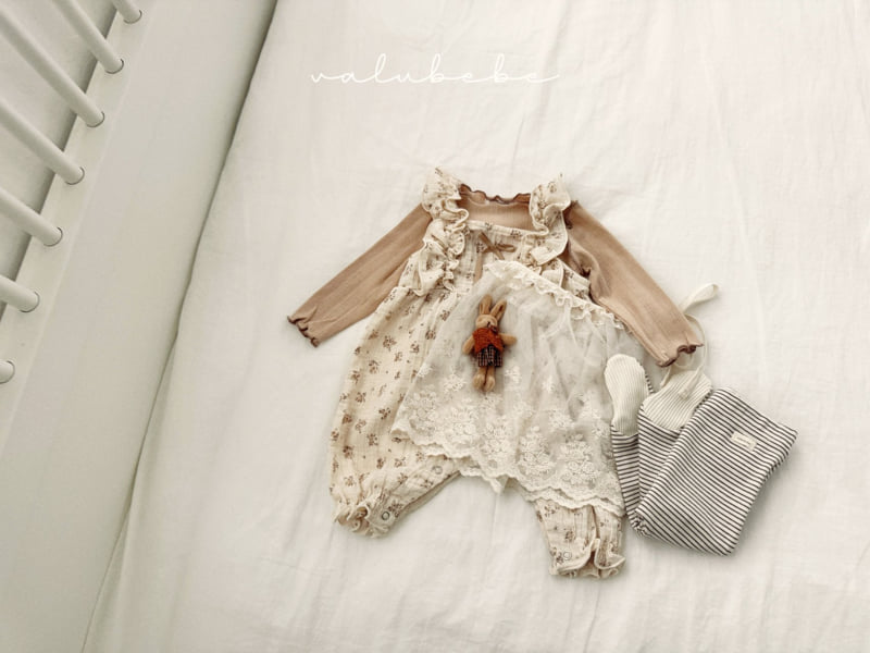 Valu Bebe - Korean Baby Fashion - #babywear - Wing Frill Suit (Bebe) - 4