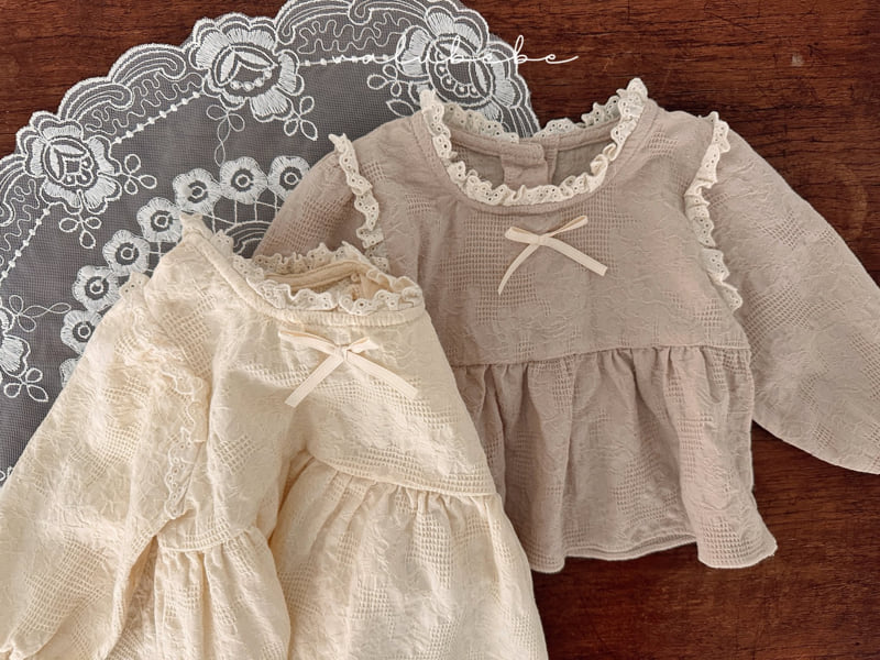 Valu Bebe - Korean Baby Fashion - #onlinebabyboutique - Coco Square Blouse (Bebe) - 10
