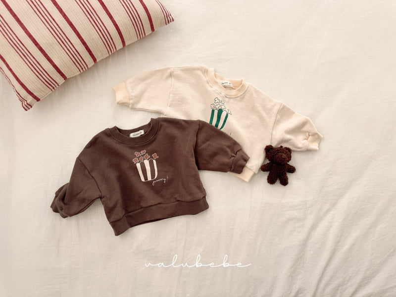 Valu Bebe - Korean Baby Fashion - #onlinebabyboutique - Popcorn Sweatshirt (Bebe)