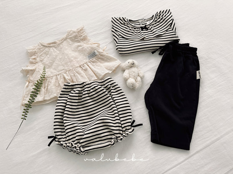 Valu Bebe - Korean Baby Fashion - #onlinebabyboutique - Mini Ribbon Bloomer (Bebe) - 11