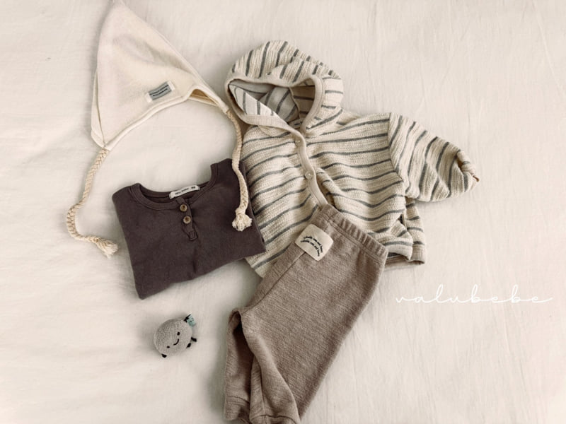 Valu Bebe - Korean Baby Fashion - #onlinebabyboutique - Moa Hooded Cardigan (Bebe) - 8