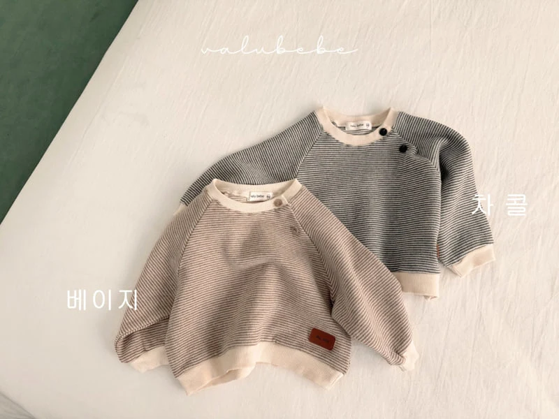Valu Bebe - Korean Baby Fashion - #onlinebabyshop - ST Raglan Sweatshirt (Bebe) - 10