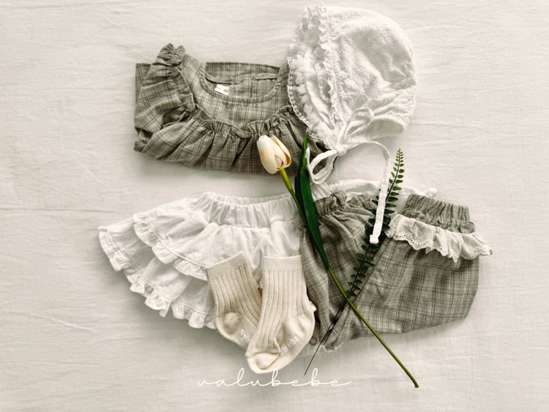 Valu Bebe - Korean Baby Fashion - #onlinebabyshop - Mini Frill Layered Bloomer (Bebe) - 3
