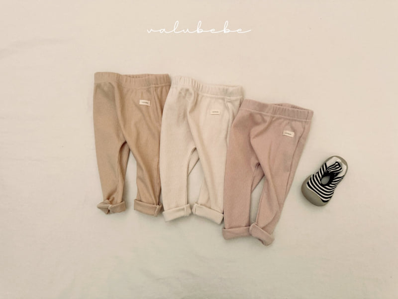 Valu Bebe - Korean Baby Fashion - #onlinebabyshop - Basic Leggings 25 (Bebe)