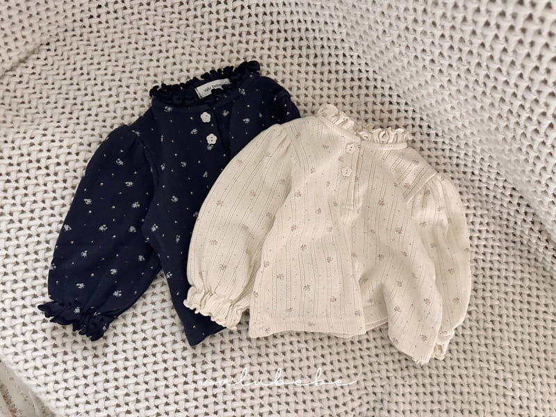 Valu Bebe - Korean Baby Fashion - #onlinebabyshop - Bloom Frill Blouse (Bebe)