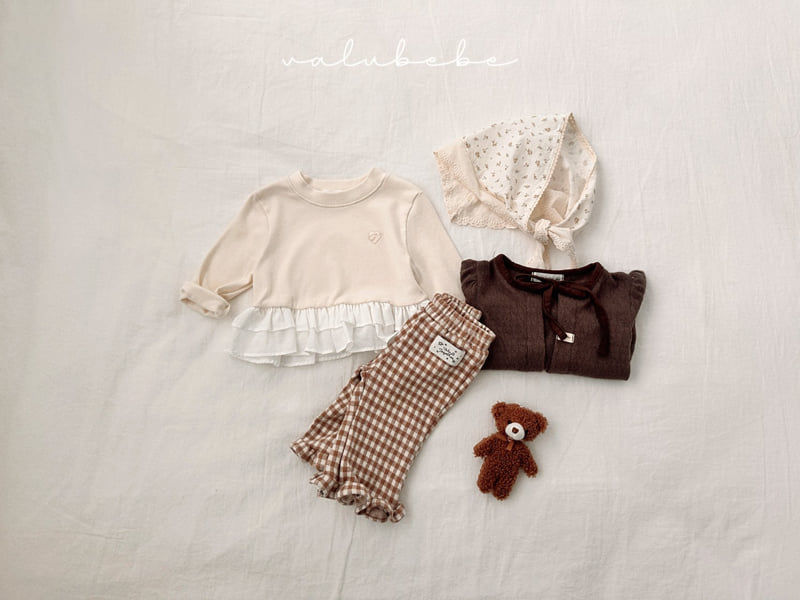 Valu Bebe - Korean Baby Fashion - #onlinebabyshop - Shirring Layered Tee (Bebe) - 8