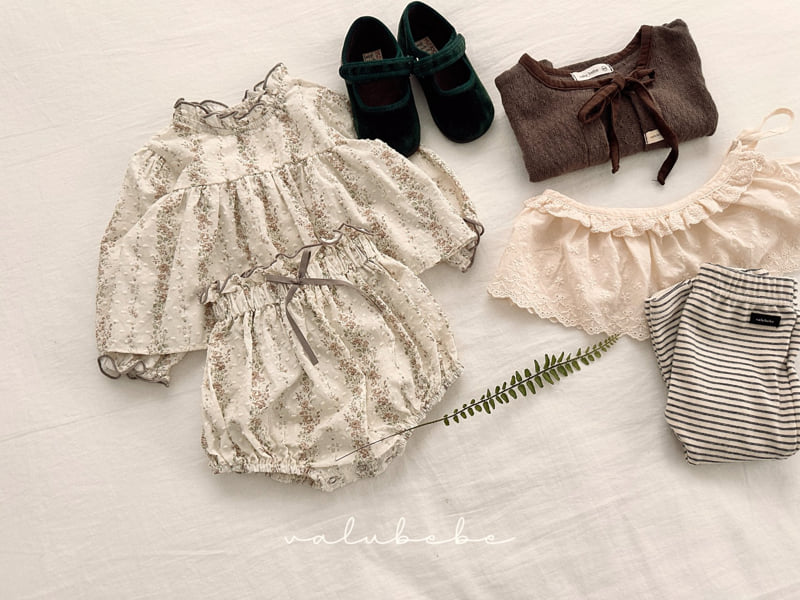 Valu Bebe - Korean Baby Fashion - #onlinebabyshop - Stripe Leggings (Bebe) - 4