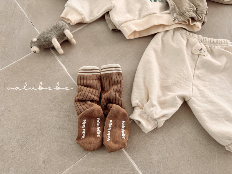 Valu Bebe - Korean Baby Fashion - #smilingbaby - Ribbed Line Socks (Bebe, Kids) - 7