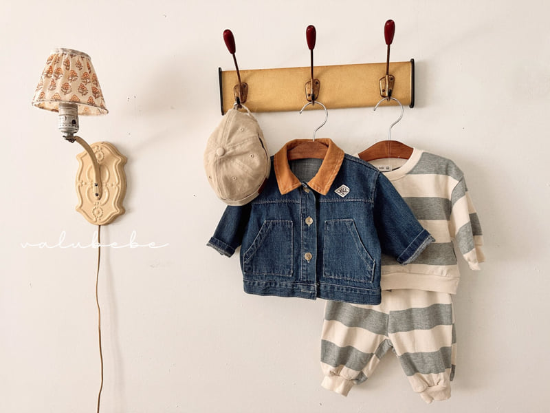 Valu Bebe - Korean Baby Fashion - #smilingbaby - Point Collar Jacket (Bebe) - 3