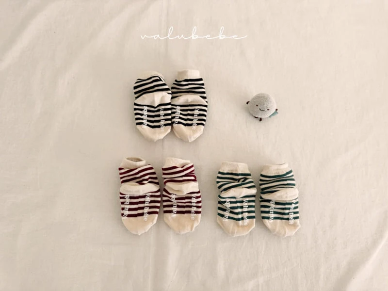 Valu Bebe - Korean Baby Fashion - #smilingbaby - ST Rib Socks (Bebe) - 3