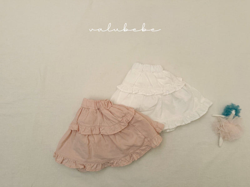 Valu Bebe - Korean Baby Fashion - #onlinebabyshop - Mini Frill Layered Bloomer (Bebe) - 4