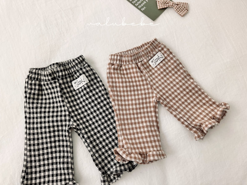 Valu Bebe - Korean Baby Fashion - #smilingbaby - Frill Bootcut Pants (Bebe) - 10