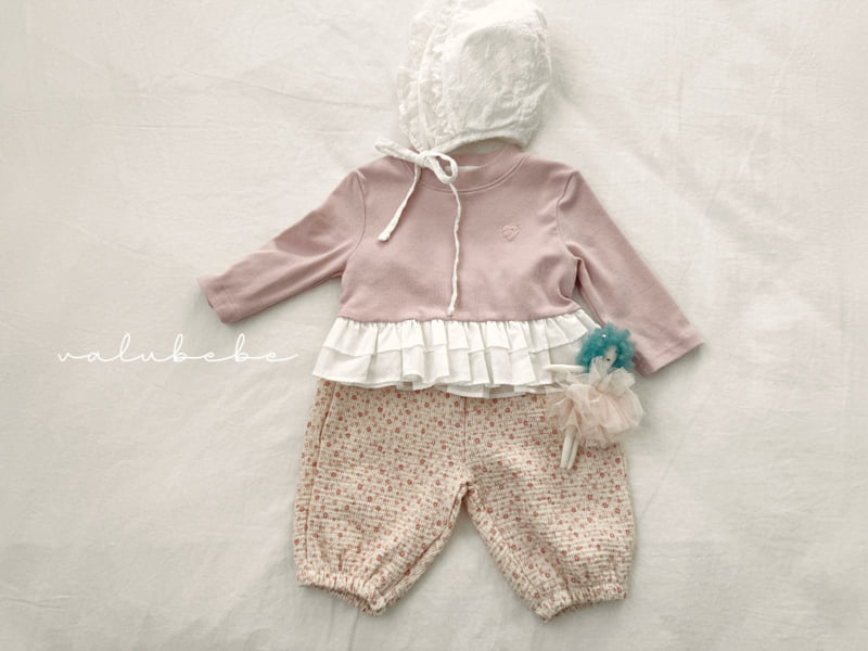 Valu Bebe - Korean Baby Fashion - #smilingbaby - Shirring Layered Tee (Bebe) - 9