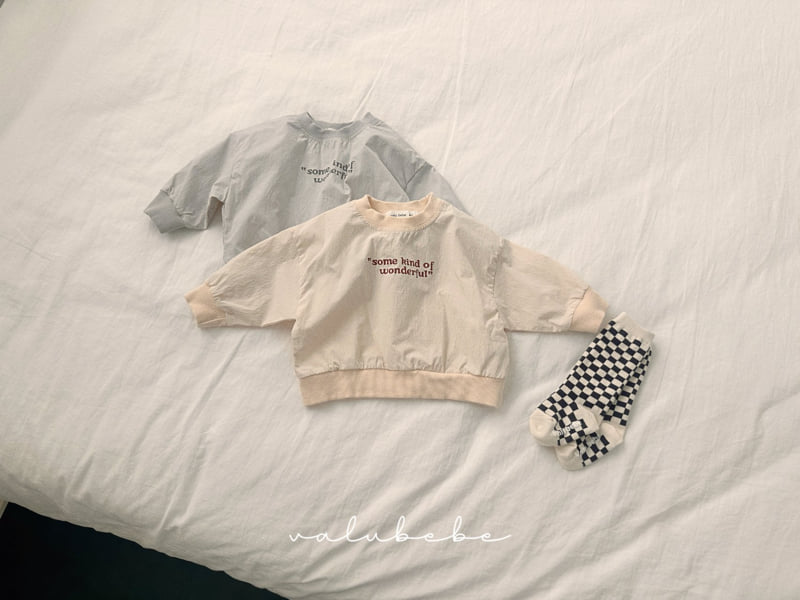 Valu Bebe - Korean Children Fashion - #Kfashion4kids - Lettering Crisp Sweatshirt (Kids) - 2