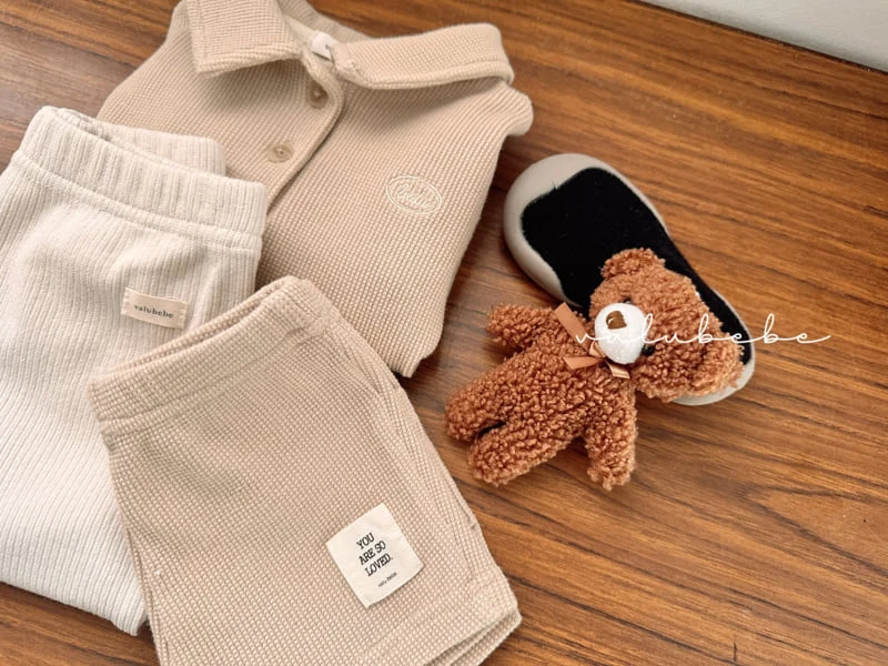 Valu Bebe - Korean Children Fashion - #childofig - Waffle Collar Tee (Kids) - 8