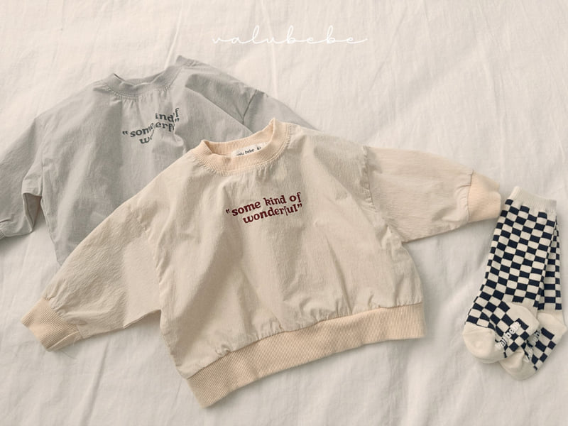 Valu Bebe - Korean Children Fashion - #childofig - Lettering Crisp Sweatshirt (Kids) - 8