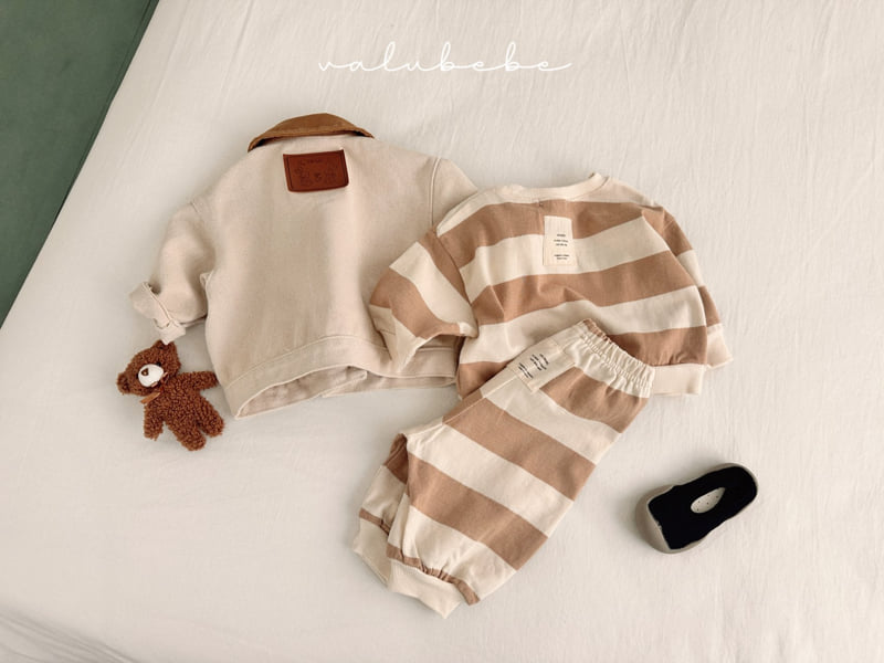 Valu Bebe - Korean Children Fashion - #childofig - Milk Stripe Sweatshirt (Kids) - 10