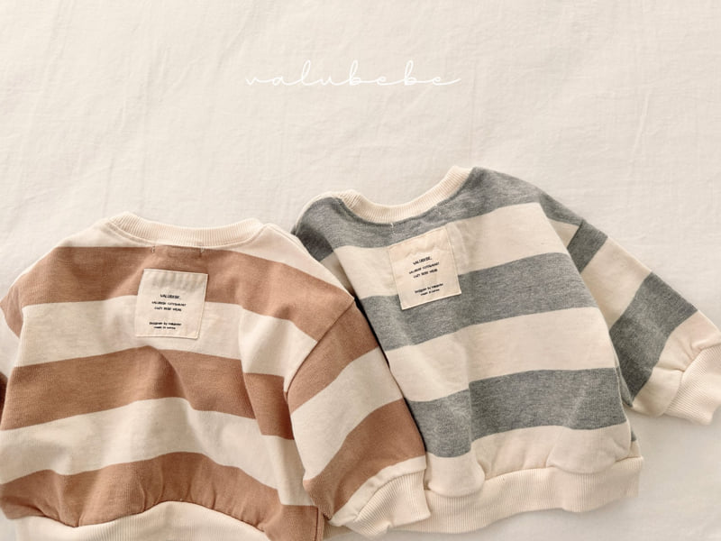 Valu Bebe - Korean Children Fashion - #childofig - Milk Stripe Sweatshirt (Kids) - 11