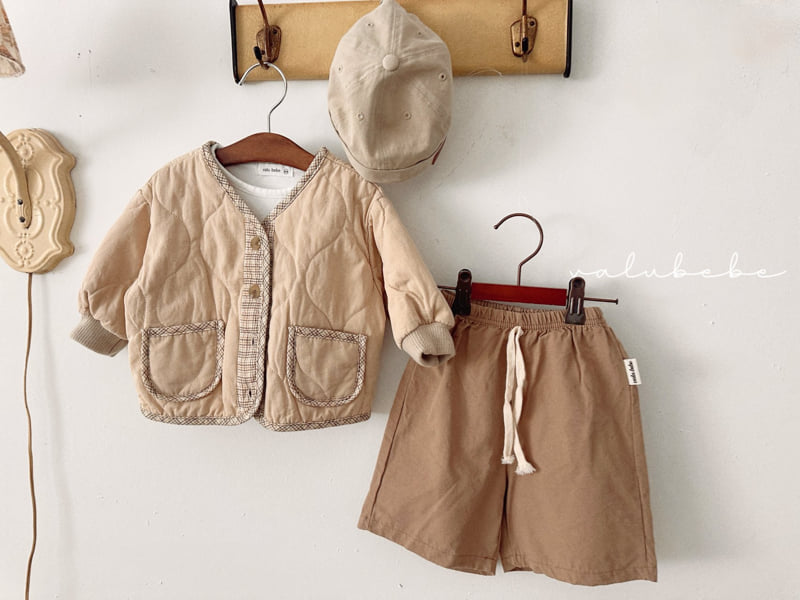 Valu Bebe - Korean Children Fashion - #prettylittlegirls - Color Point Quilted Jacket (Kids) - 4
