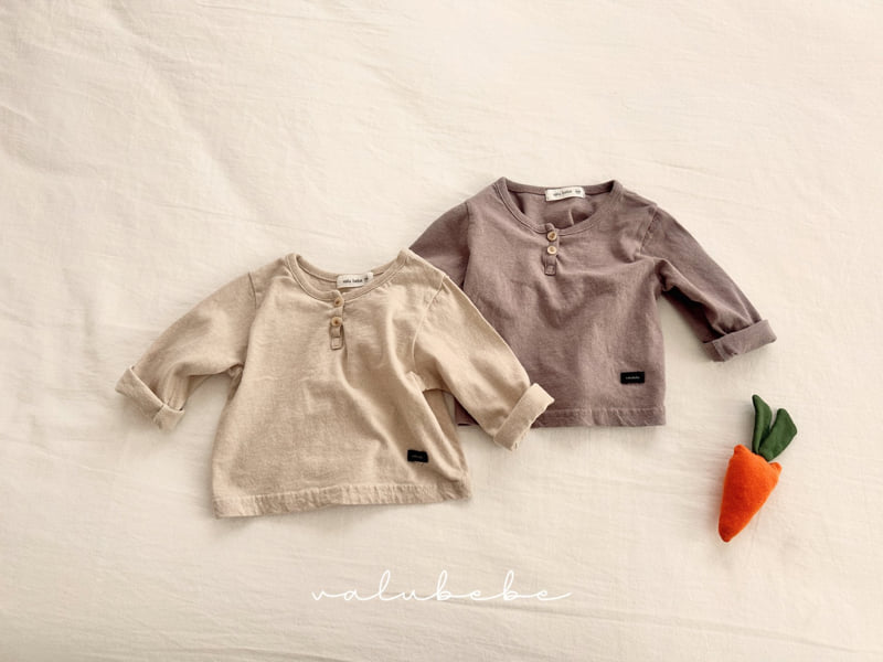 Valu Bebe - Korean Children Fashion - #childrensboutique - Har Two-Button Tee (Kids) - 11
