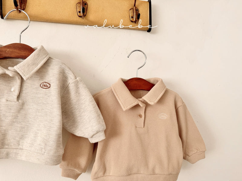 Valu Bebe - Korean Children Fashion - #designkidswear - Waffle Collar Tee (Kids) - 11