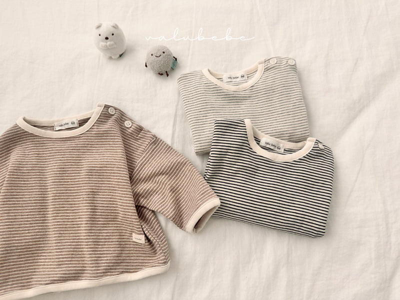 Valu Bebe - Korean Children Fashion - #fashionkids - ST Henley Button Tee (Kids) - 11
