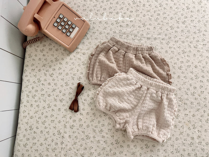Valu Bebe - Korean Children Fashion - #littlefashionista - Jacquard Frill Pumpkin Pants (Kids) - 8