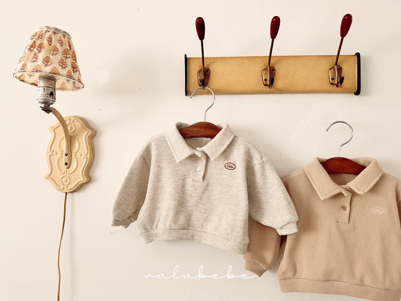 Valu Bebe - Korean Children Fashion - #magicofchildhood - Waffle Collar Tee (Kids) - 5