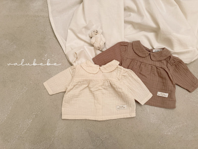 Valu Bebe - Korean Children Fashion - #magicofchildhood - Natural Round Blouse (Kids) - 10