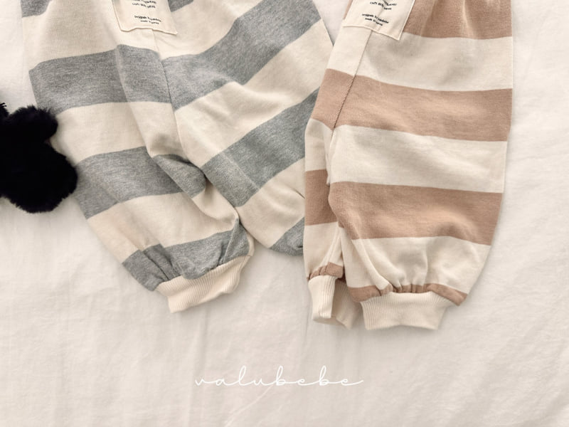 Valu Bebe - Korean Children Fashion - #prettylittlegirls - Milk Stripe Jogger Pants (Kids) - 11