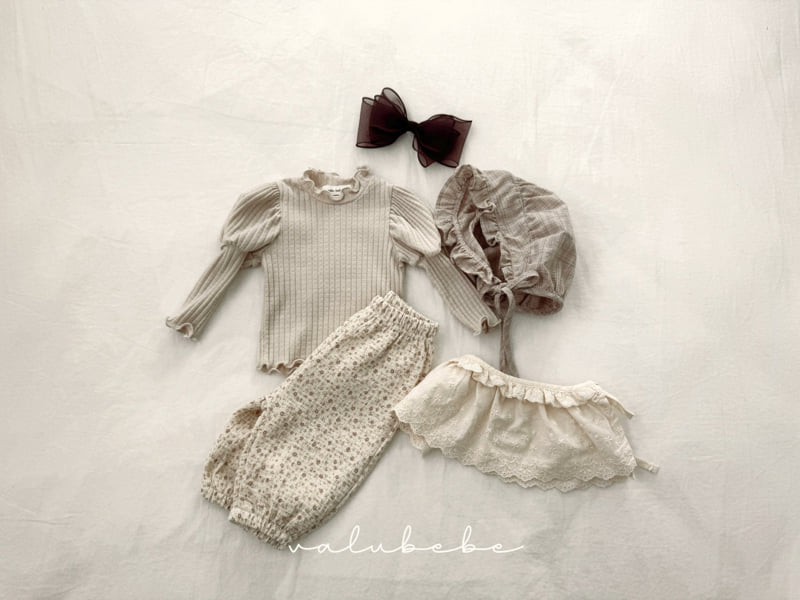 Valu Bebe - Korean Children Fashion - #prettylittlegirls - Autumn Embossed Pants 25 (Kids) - 6