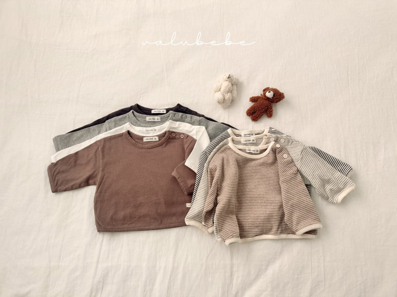 Valu Bebe - Korean Children Fashion - #stylishchildhood - Daily Henley Button Tee (Kids) - 8