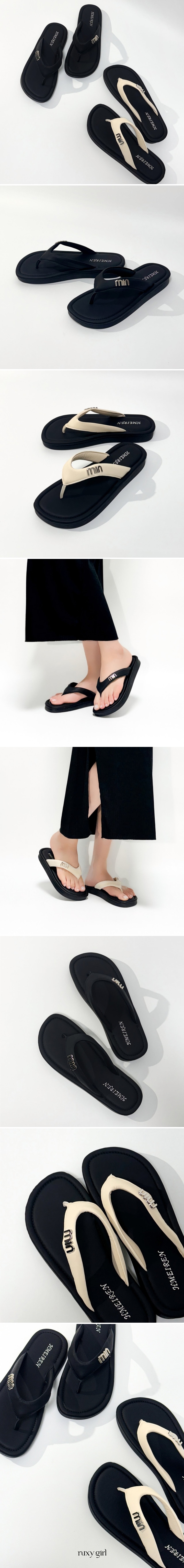 Woori Doori - Korean Women Fashion - #momslook - SCH31-2 Flip Flops