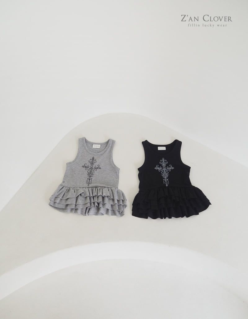 Zan Clover - Korean Children Fashion - #kidzfashiontrend - Layered Mini One-piece - 4
