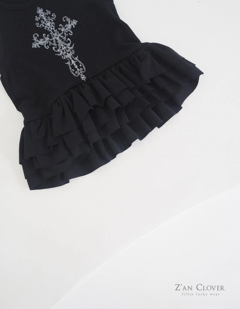 Zan Clover - Korean Children Fashion - #childofig - Layered Mini One-piece - 12