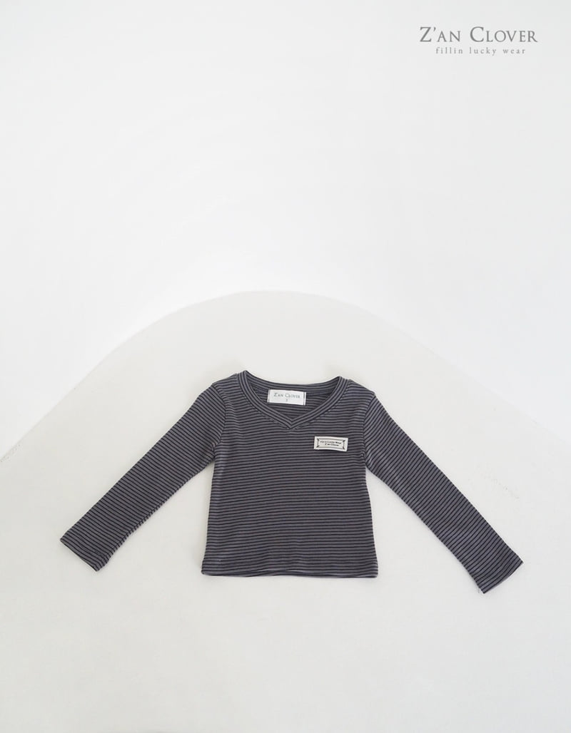 Zan Clover - Korean Children Fashion - #childofig - Basic Stripe Tee - 5