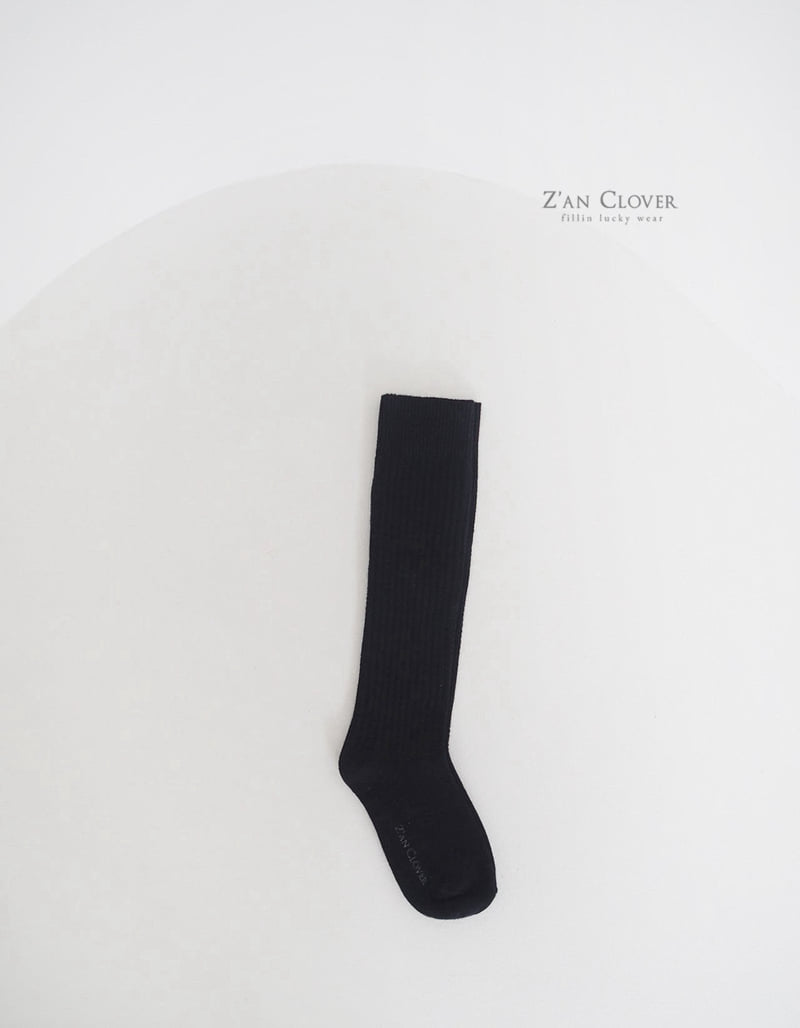 Zan Clover - Korean Children Fashion - #childofig - Plain Overknee Socks - 9