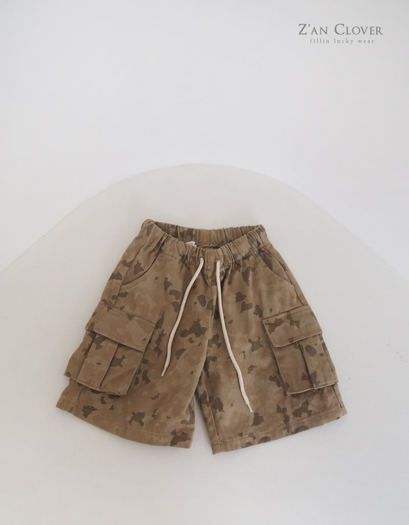 Zan Clover - Korean Children Fashion - #childrensboutique - Camo Flower Bermuda - 11