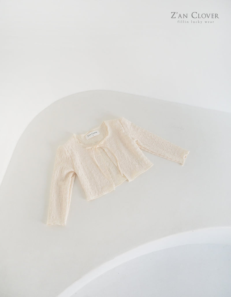 Zan Clover - Korean Children Fashion - #childrensboutique - Strap Cardigan - 5