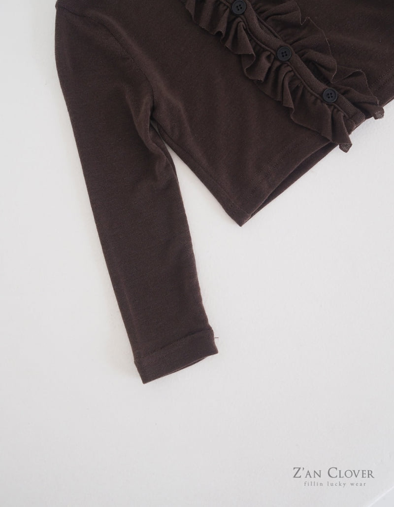 Zan Clover - Korean Children Fashion - #childrensboutique - Mild Frill Cardigan - 11