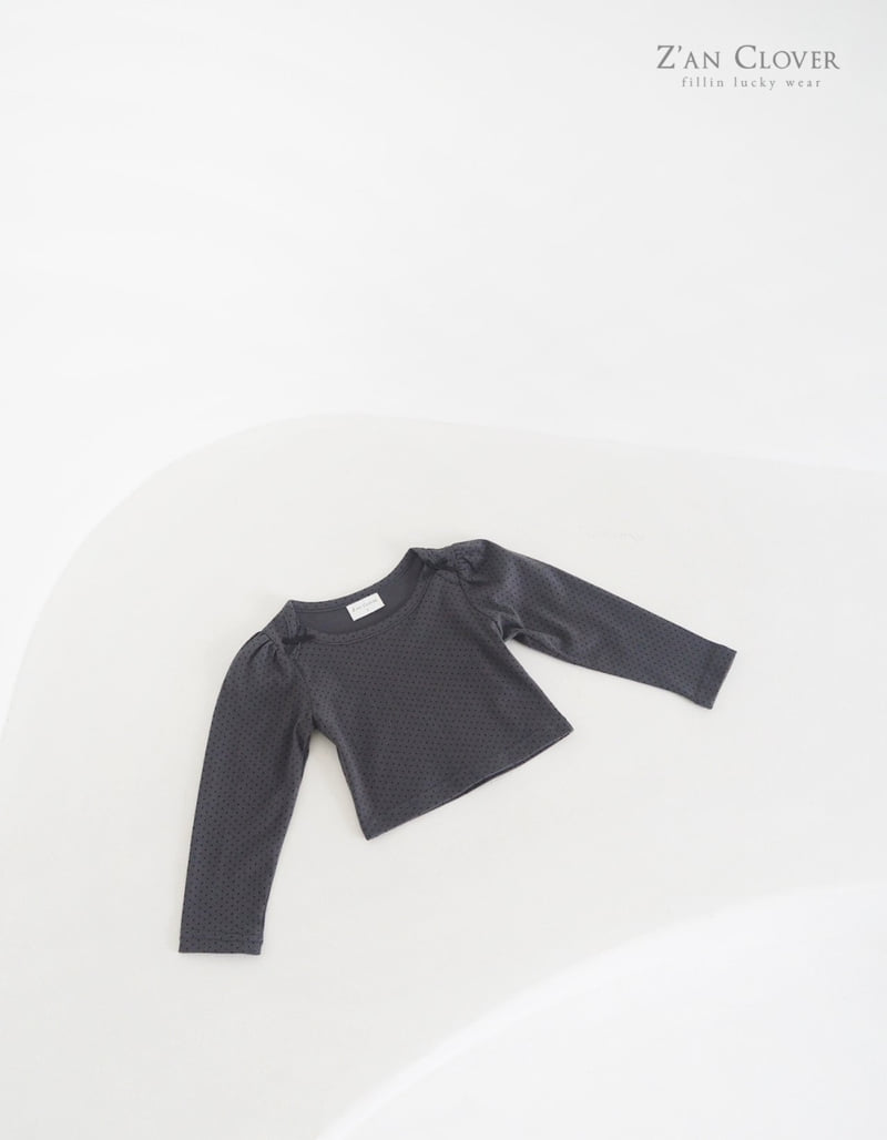 Zan Clover - Korean Children Fashion - #childrensboutique - Dot Cross Tee - 10