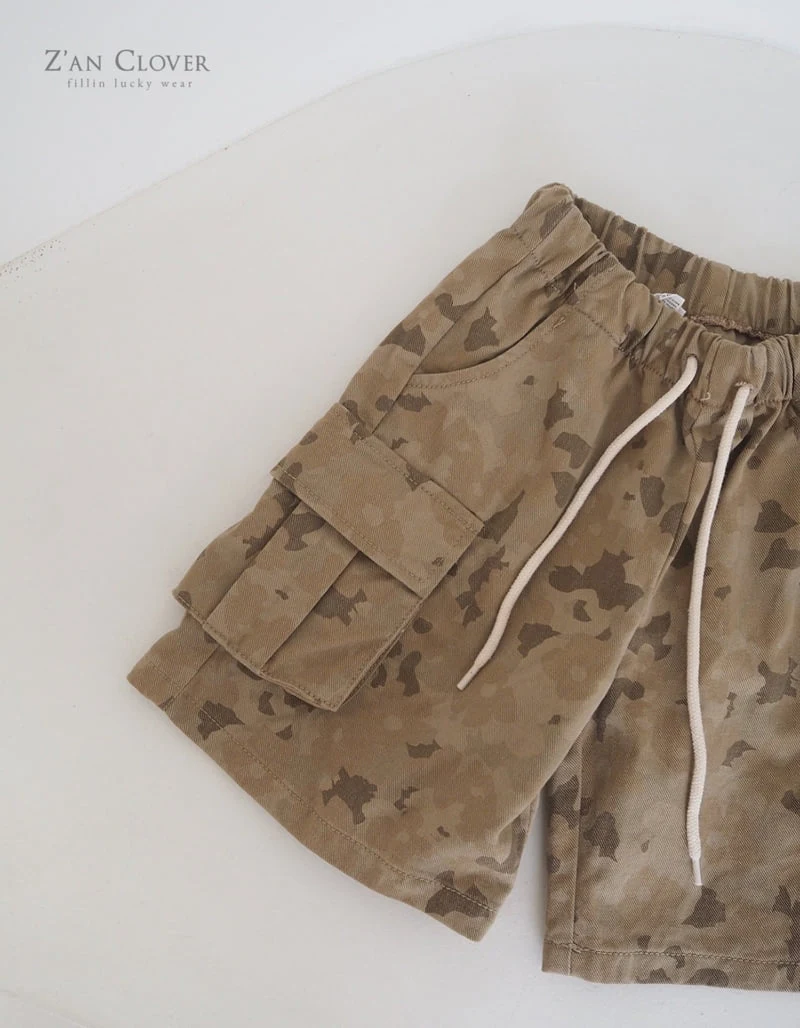 Zan Clover - Korean Children Fashion - #designkidswear - Camo Flower Bermuda - 12