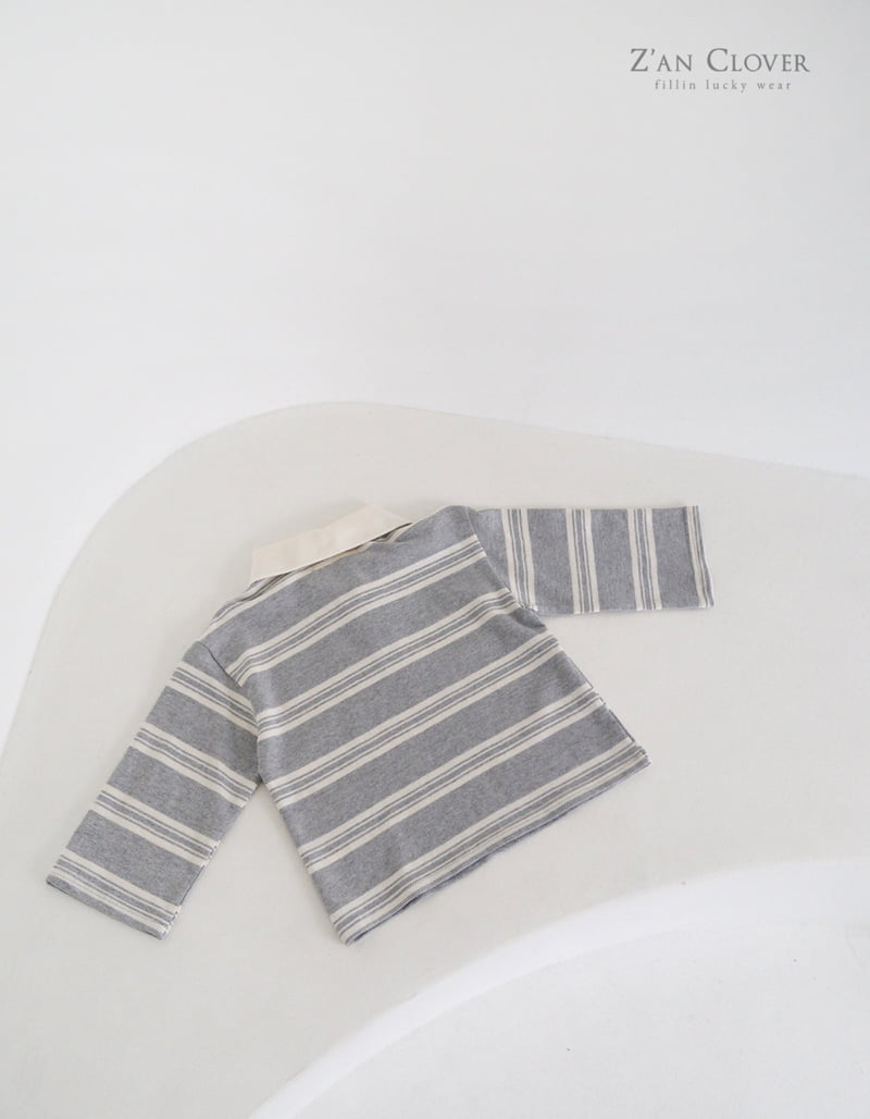 Zan Clover - Korean Children Fashion - #designkidswear - ST Collar Tee - 8
