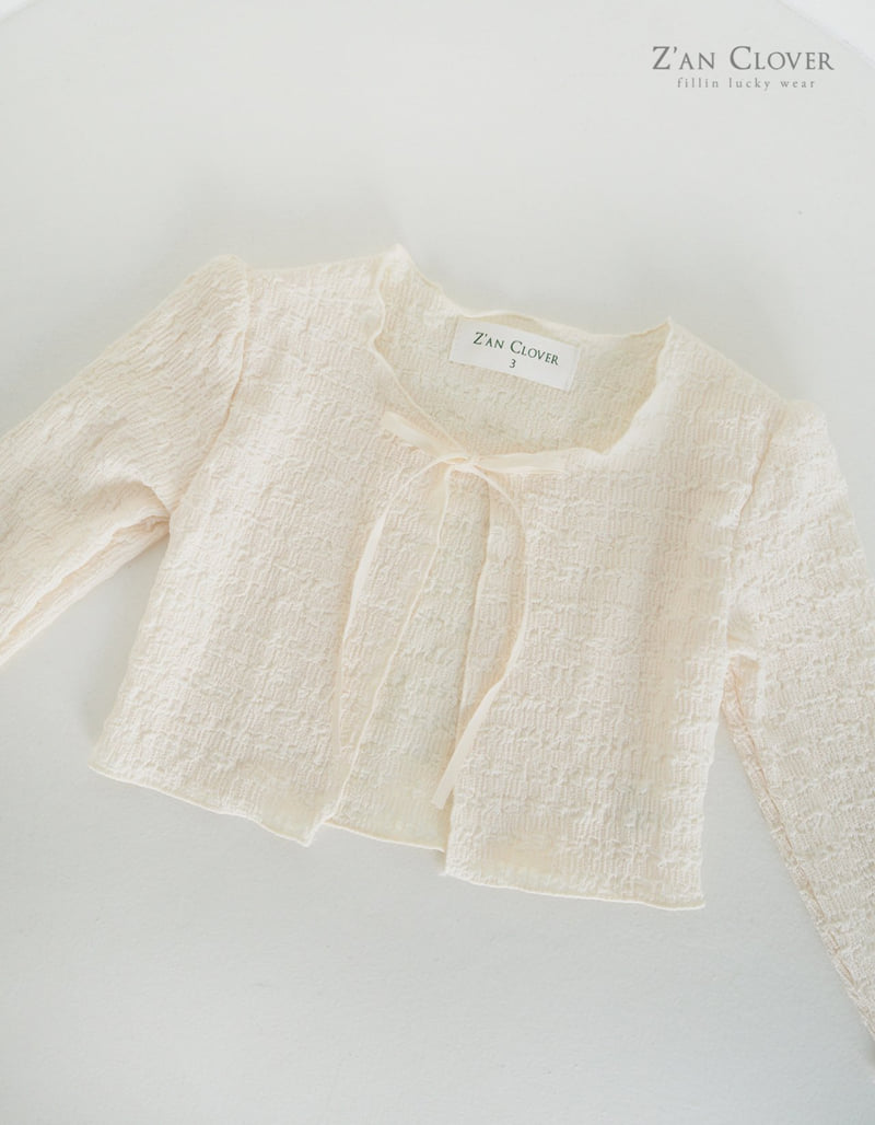 Zan Clover - Korean Children Fashion - #designkidswear - Strap Cardigan - 6